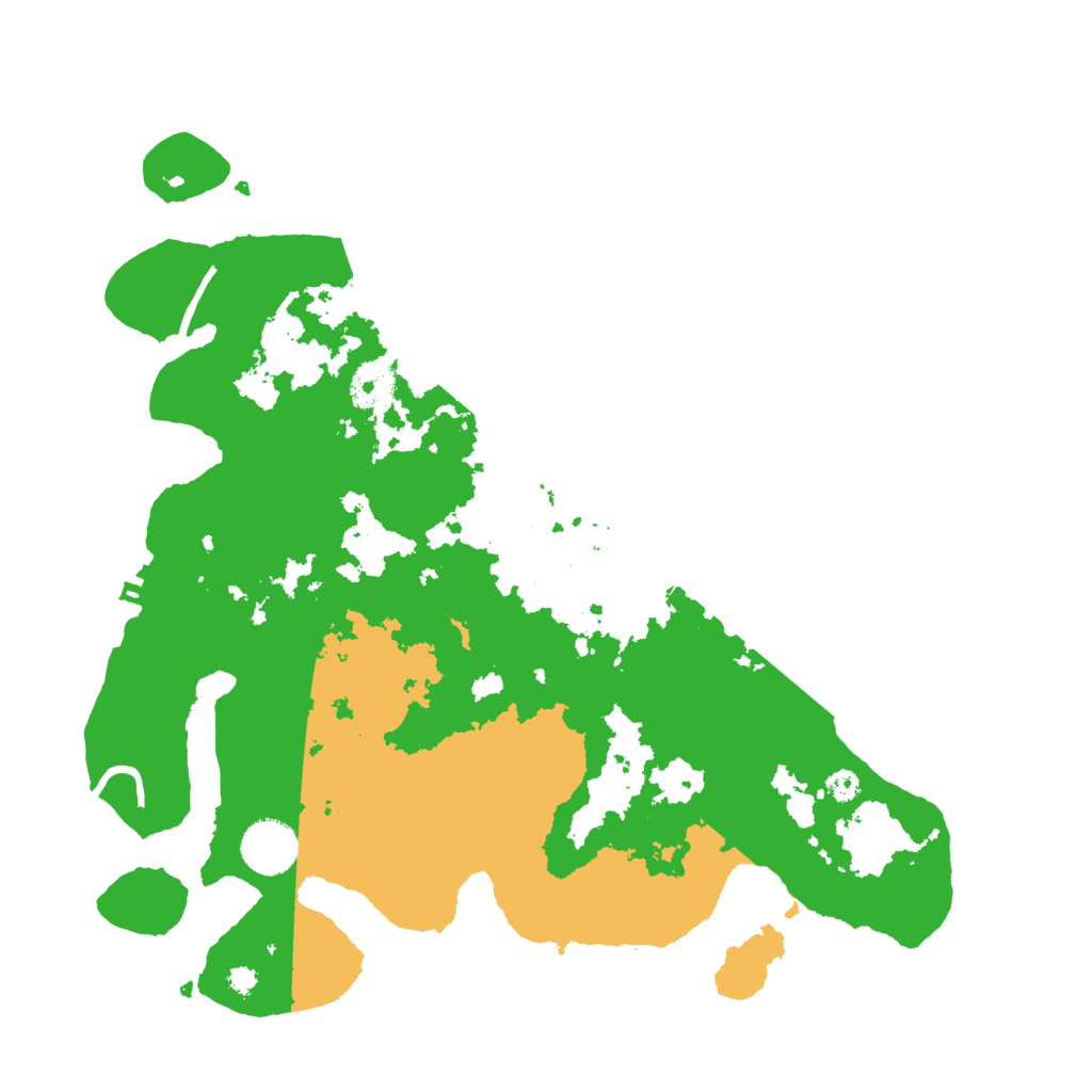 Biome Rust Map: Procedural Map, Size: 3500, Seed: 6096