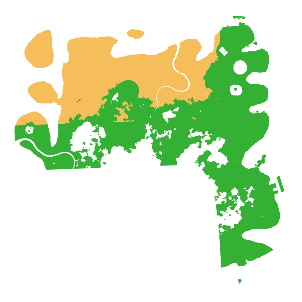 Biome Rust Map: Procedural Map, Size: 3800, Seed: 86682519