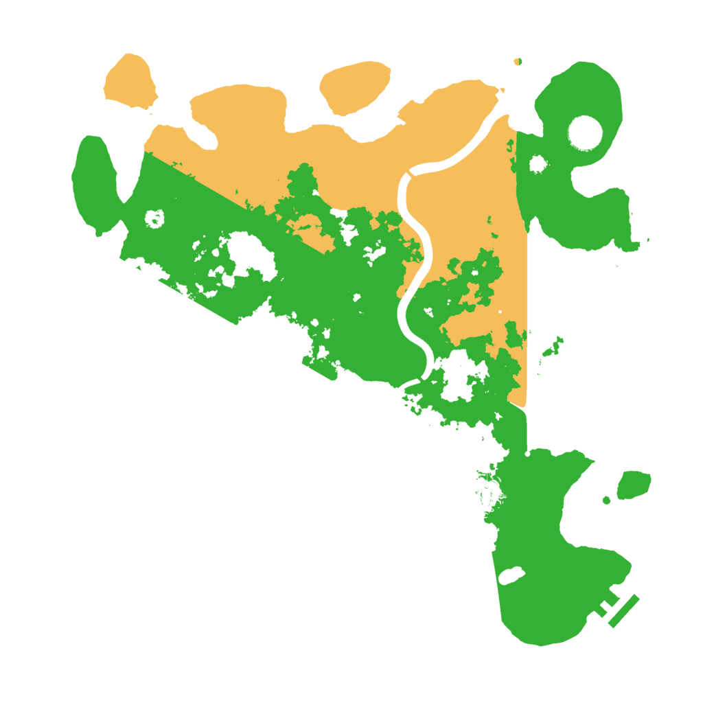 Biome Rust Map: Procedural Map, Size: 3600, Seed: 1126324320