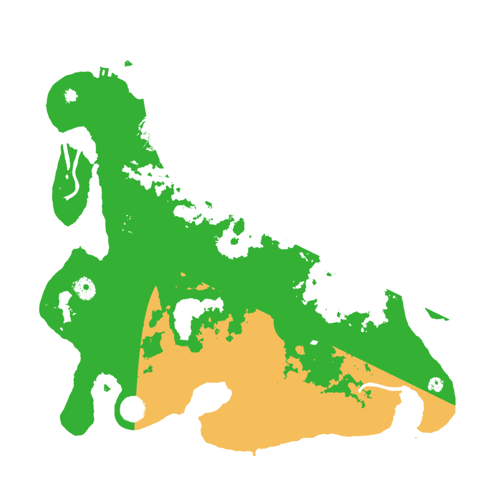 Biome Rust Map: Procedural Map, Size: 3500, Seed: 384726214