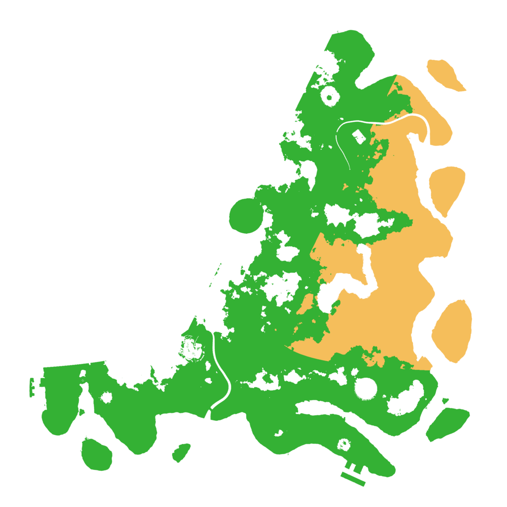 Biome Rust Map: Procedural Map, Size: 4000, Seed: 62229318