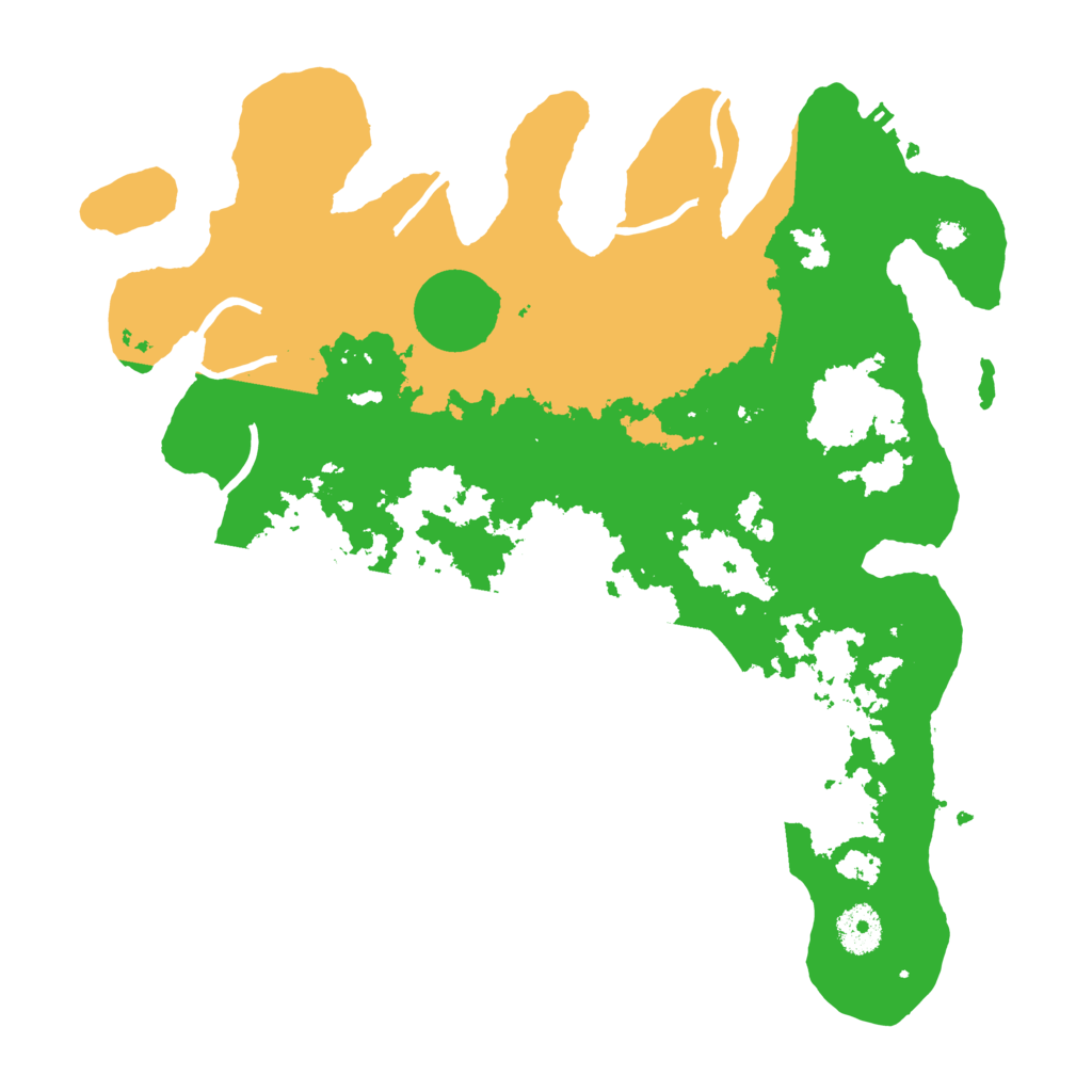 Biome Rust Map: Procedural Map, Size: 3500, Seed: 416738696