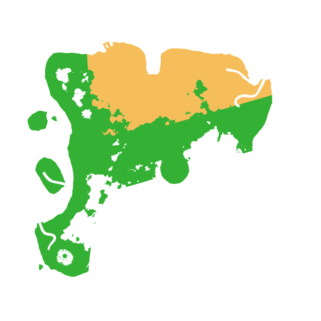 Biome Rust Map: Procedural Map, Size: 3000, Seed: 1106593174