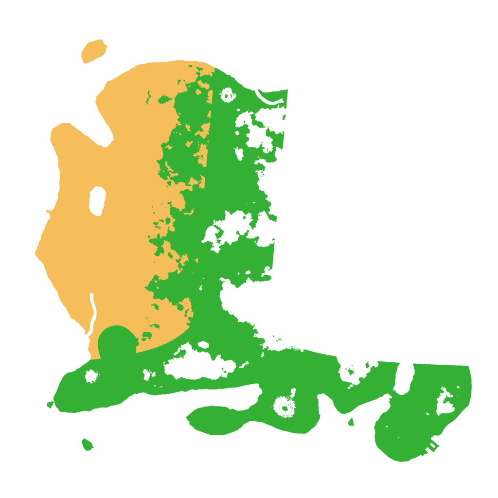 Biome Rust Map: Procedural Map, Size: 3500, Seed: 79462