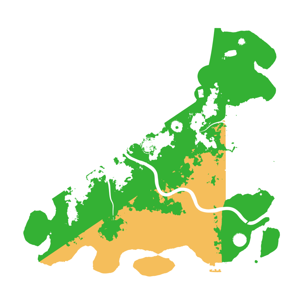 Biome Rust Map: Procedural Map, Size: 3950, Seed: 91844205