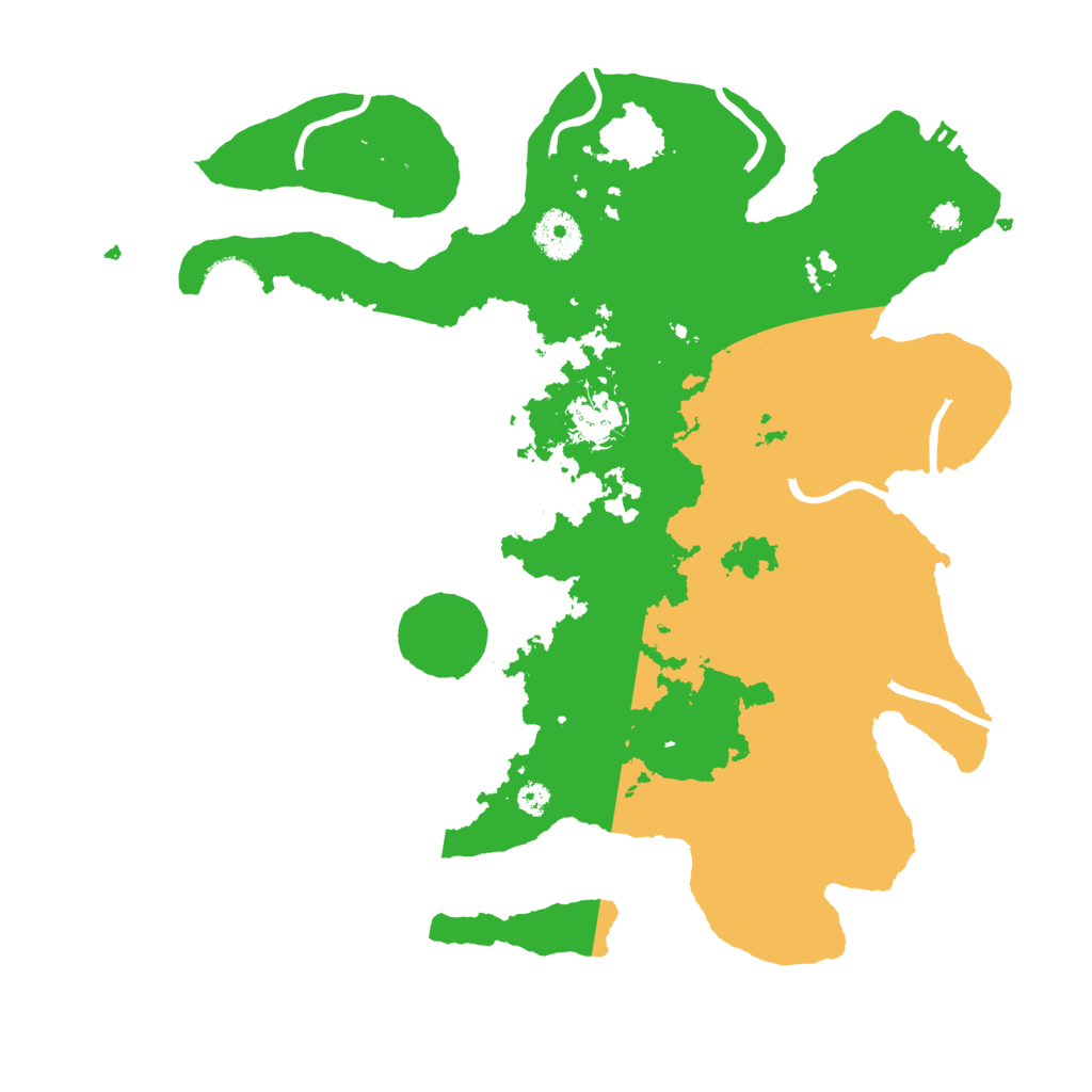 Biome Rust Map: Procedural Map, Size: 3450, Seed: 3893281