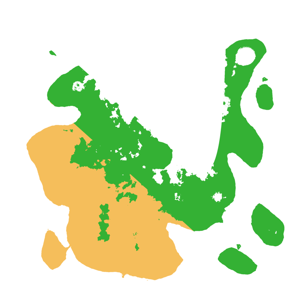 Biome Rust Map: Procedural Map, Size: 3000, Seed: 745375625
