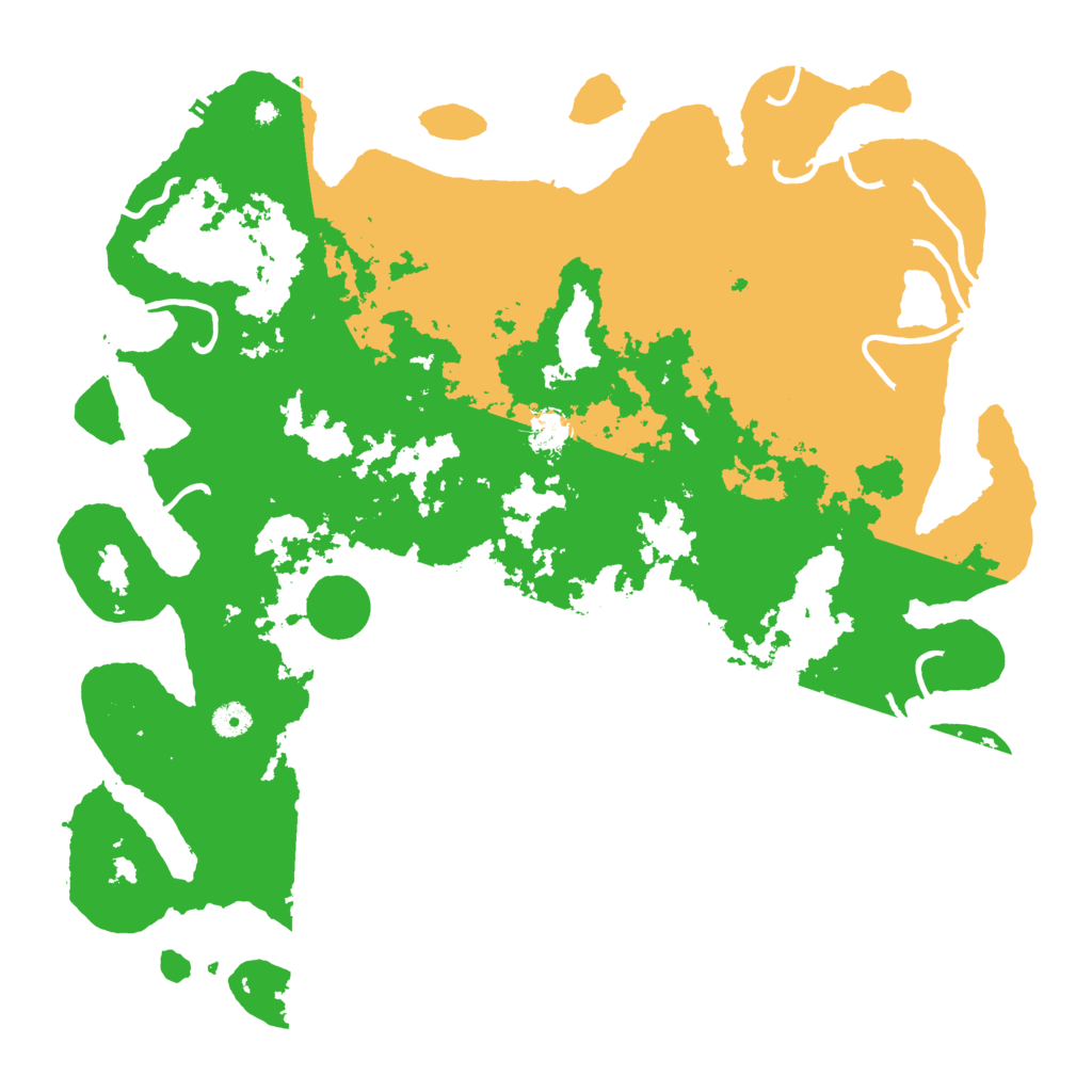 Biome Rust Map: Procedural Map, Size: 4500, Seed: 45867