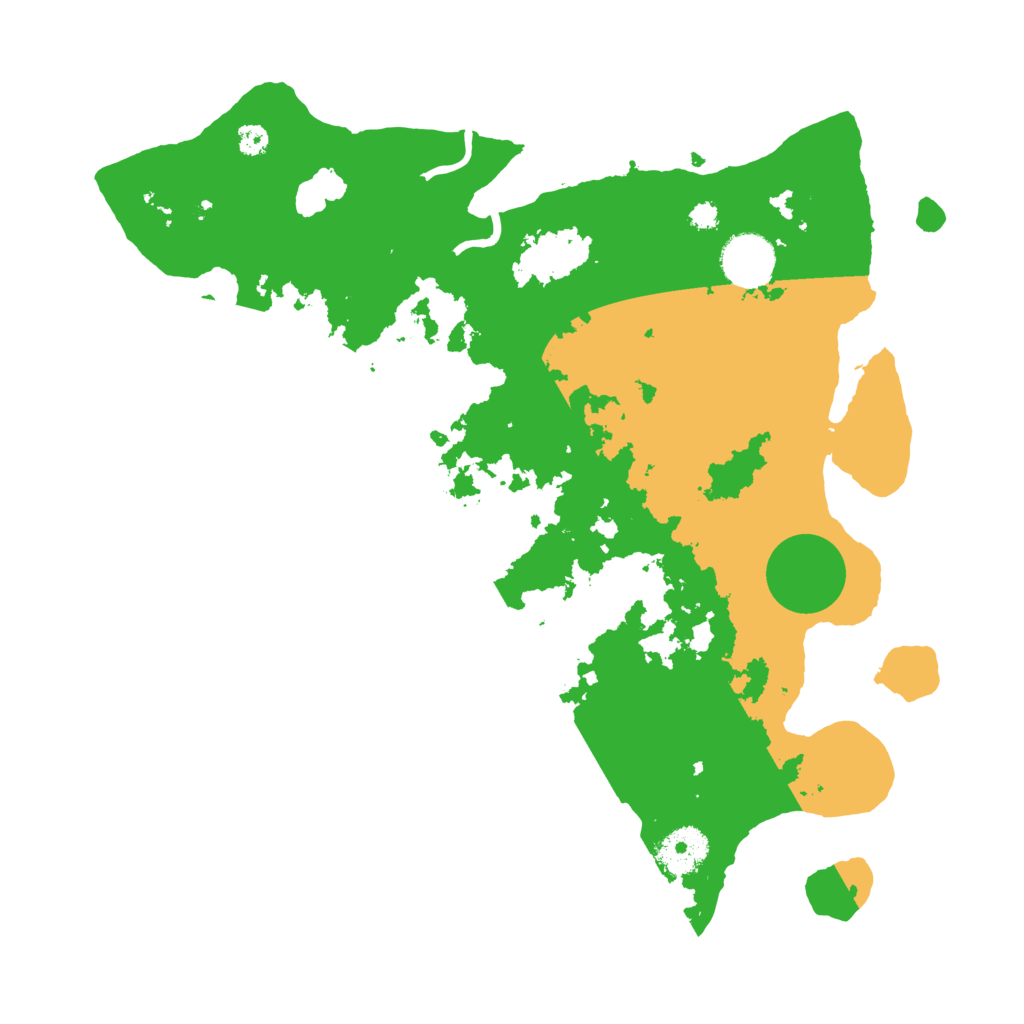 Biome Rust Map: Procedural Map, Size: 3400, Seed: 48865674