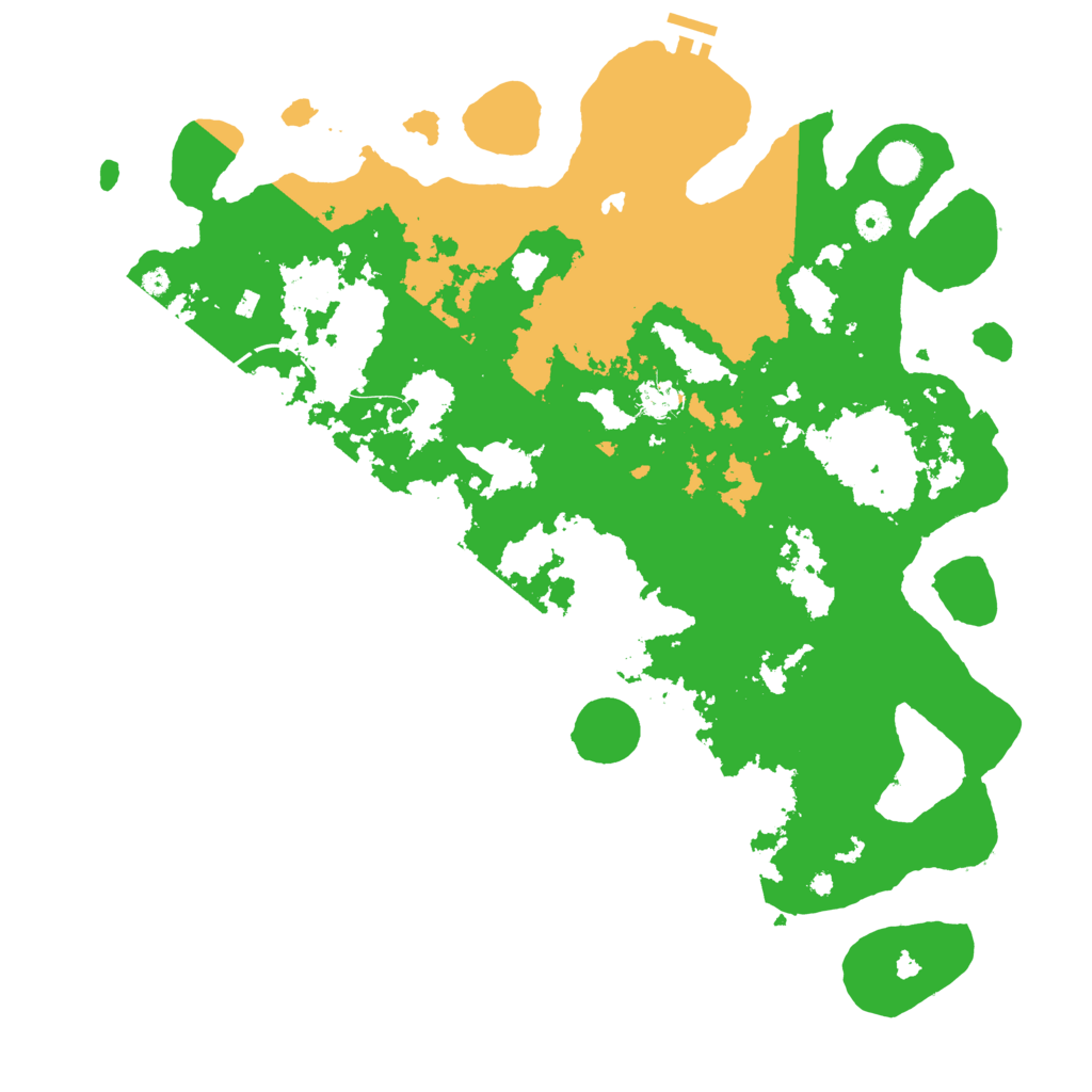 Biome Rust Map: Procedural Map, Size: 4400, Seed: 98982843