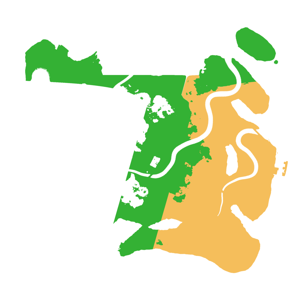 Biome Rust Map: Procedural Map, Size: 3000, Seed: 31916