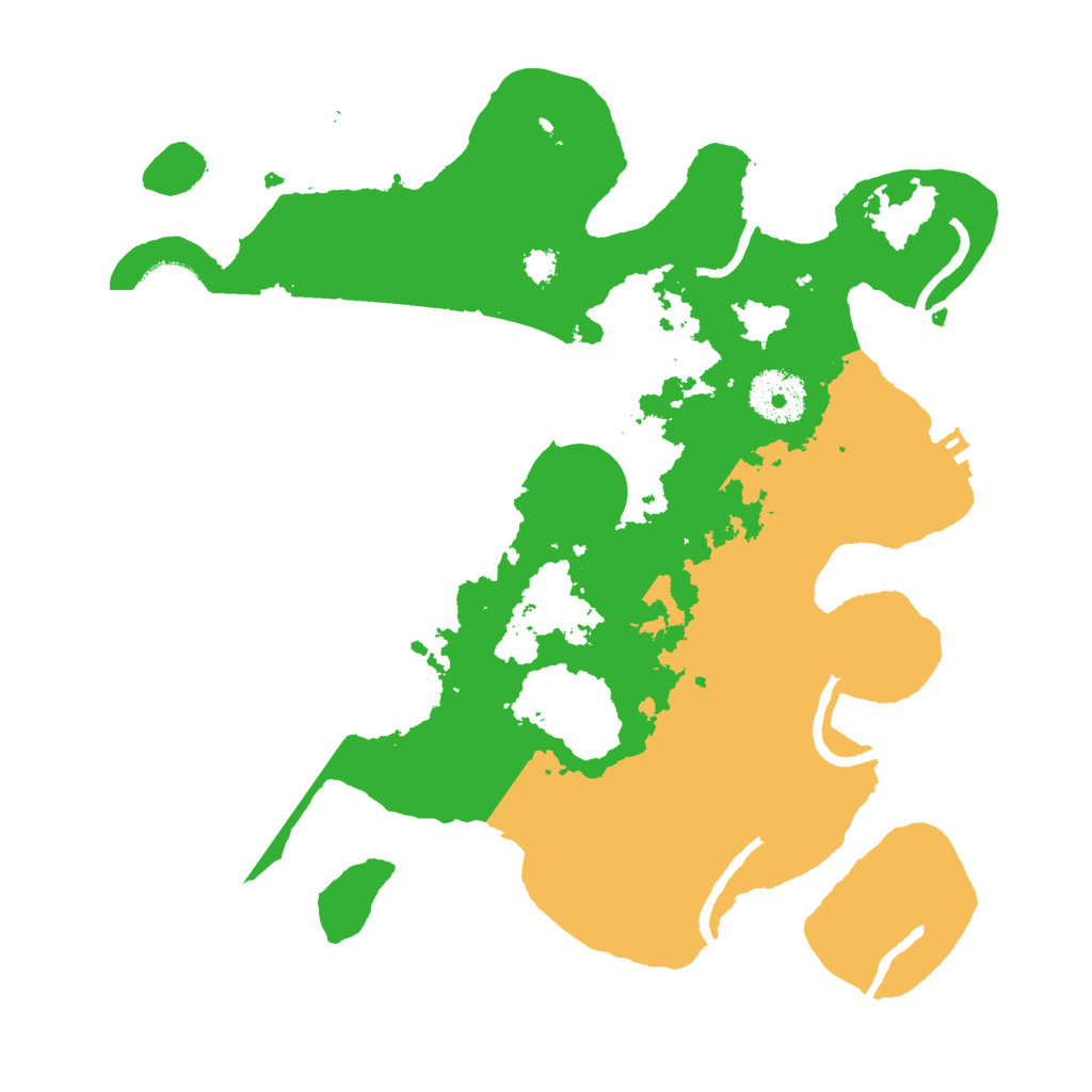 Biome Rust Map: Procedural Map, Size: 3000, Seed: 25393