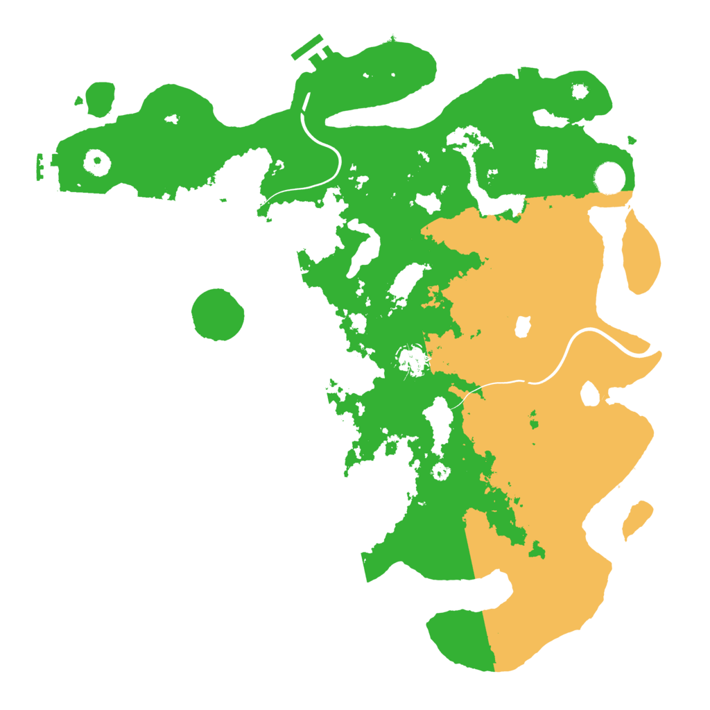 Biome Rust Map: Procedural Map, Size: 4000, Seed: 54672421