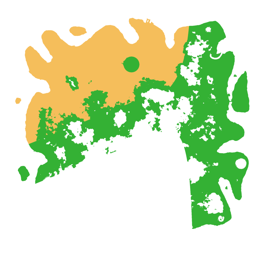 Biome Rust Map: Procedural Map, Size: 4400, Seed: 88429874