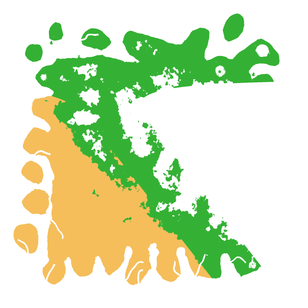 Biome Rust Map: Procedural Map, Size: 4500, Seed: 15853625