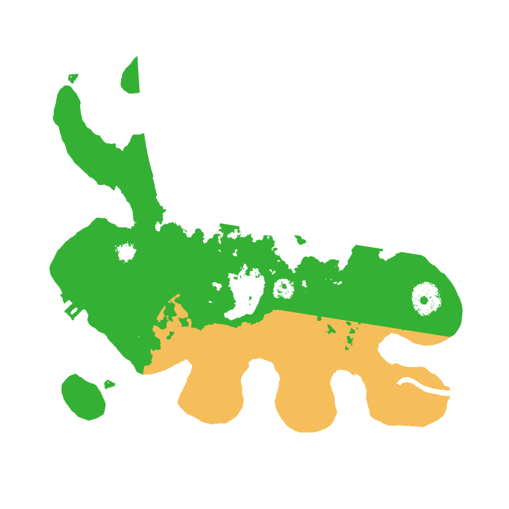 Biome Rust Map: Procedural Map, Size: 2500, Seed: 1064024977