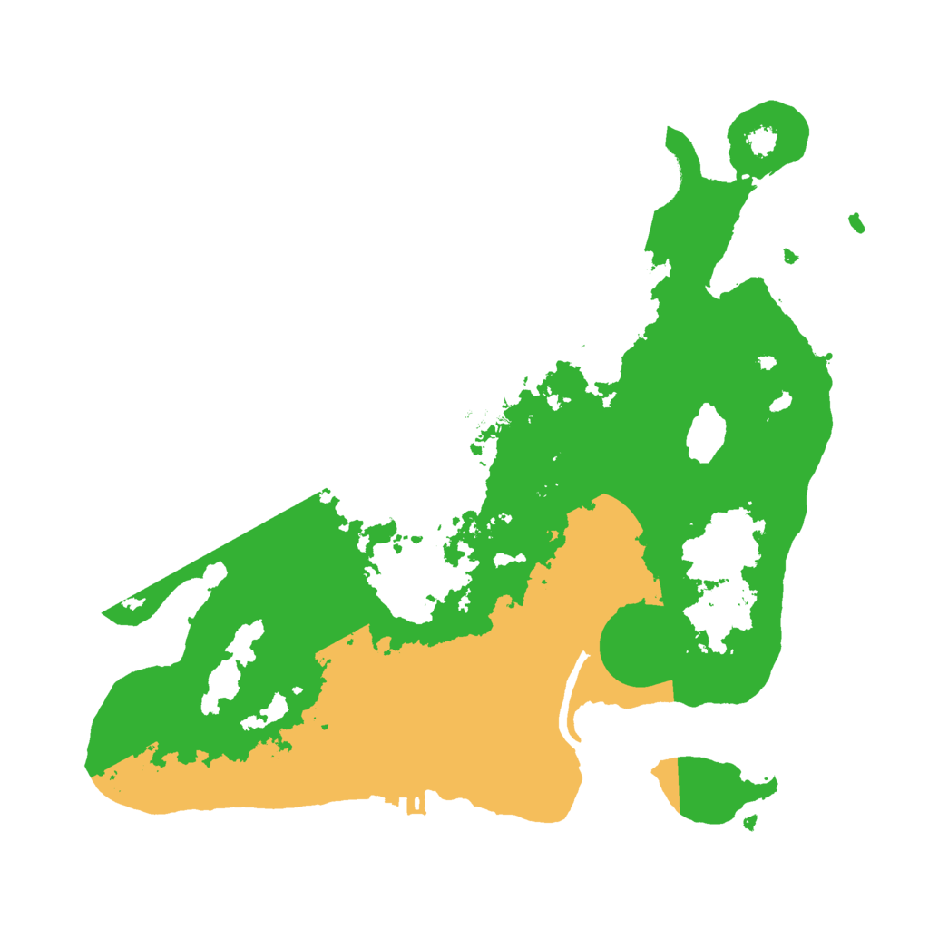 Biome Rust Map: Procedural Map, Size: 3000, Seed: 816665187