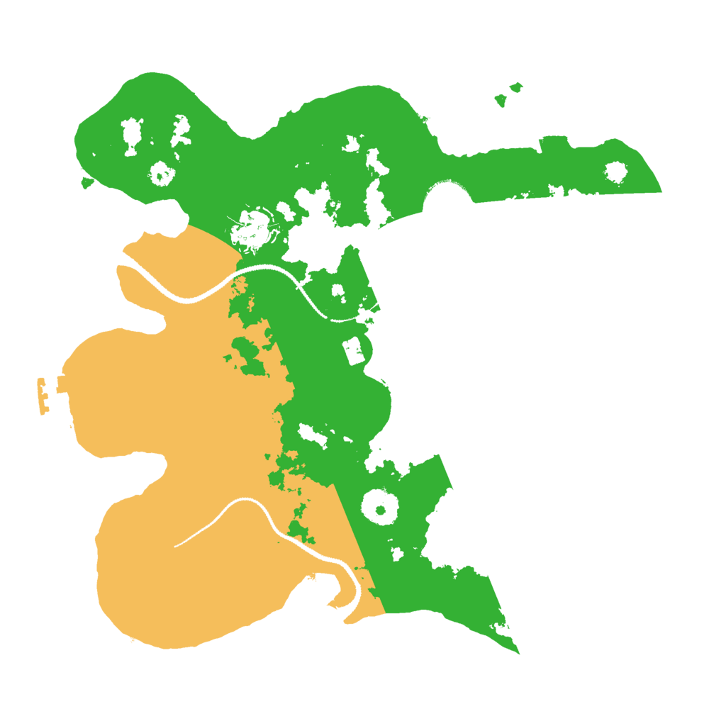 Biome Rust Map: Procedural Map, Size: 3000, Seed: 16838