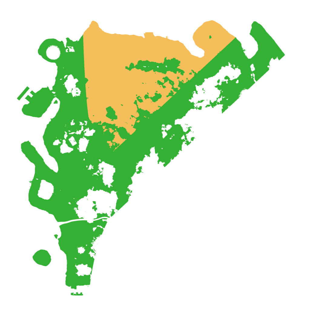 Biome Rust Map: Procedural Map, Size: 3900, Seed: 28790423