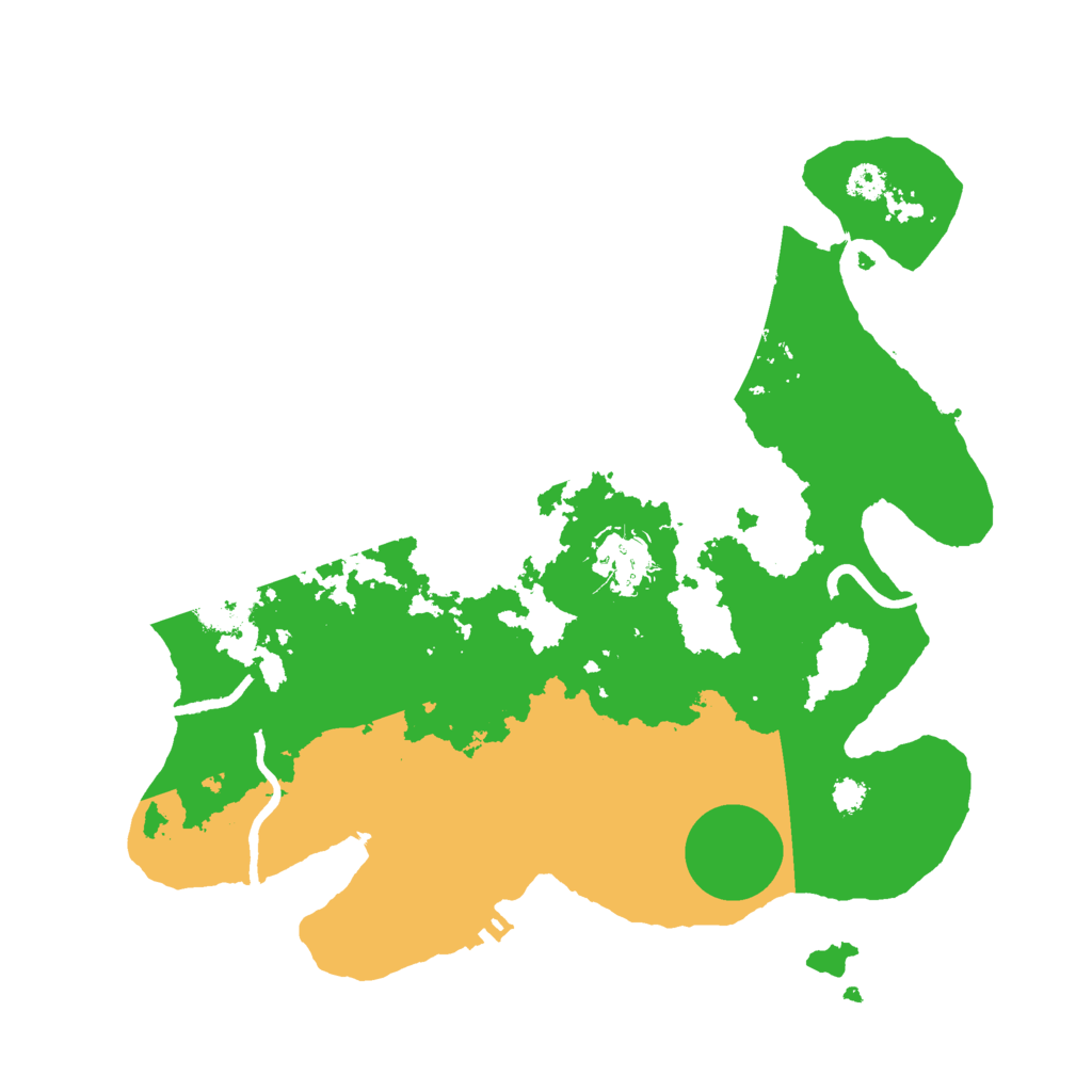 Biome Rust Map: Procedural Map, Size: 3000, Seed: 1120049969