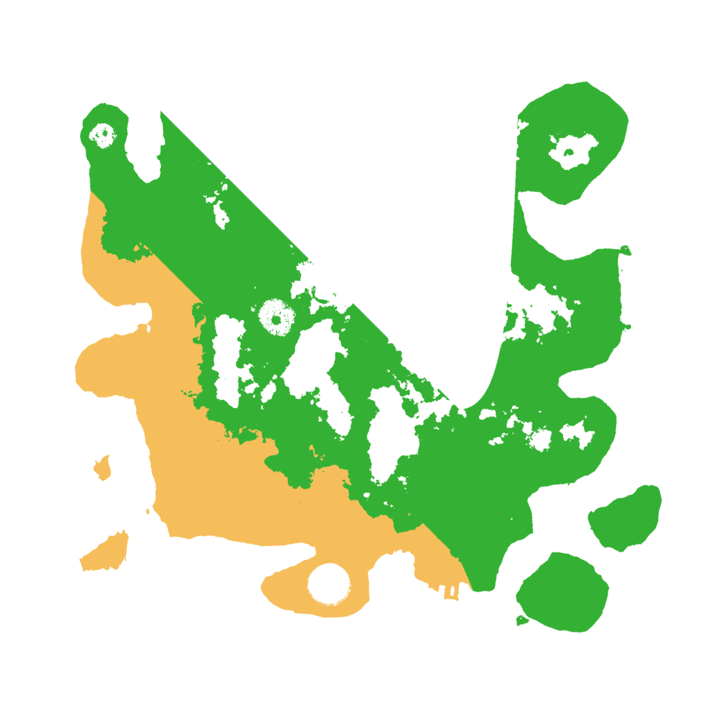 Biome Rust Map: Procedural Map, Size: 3000, Seed: 6874