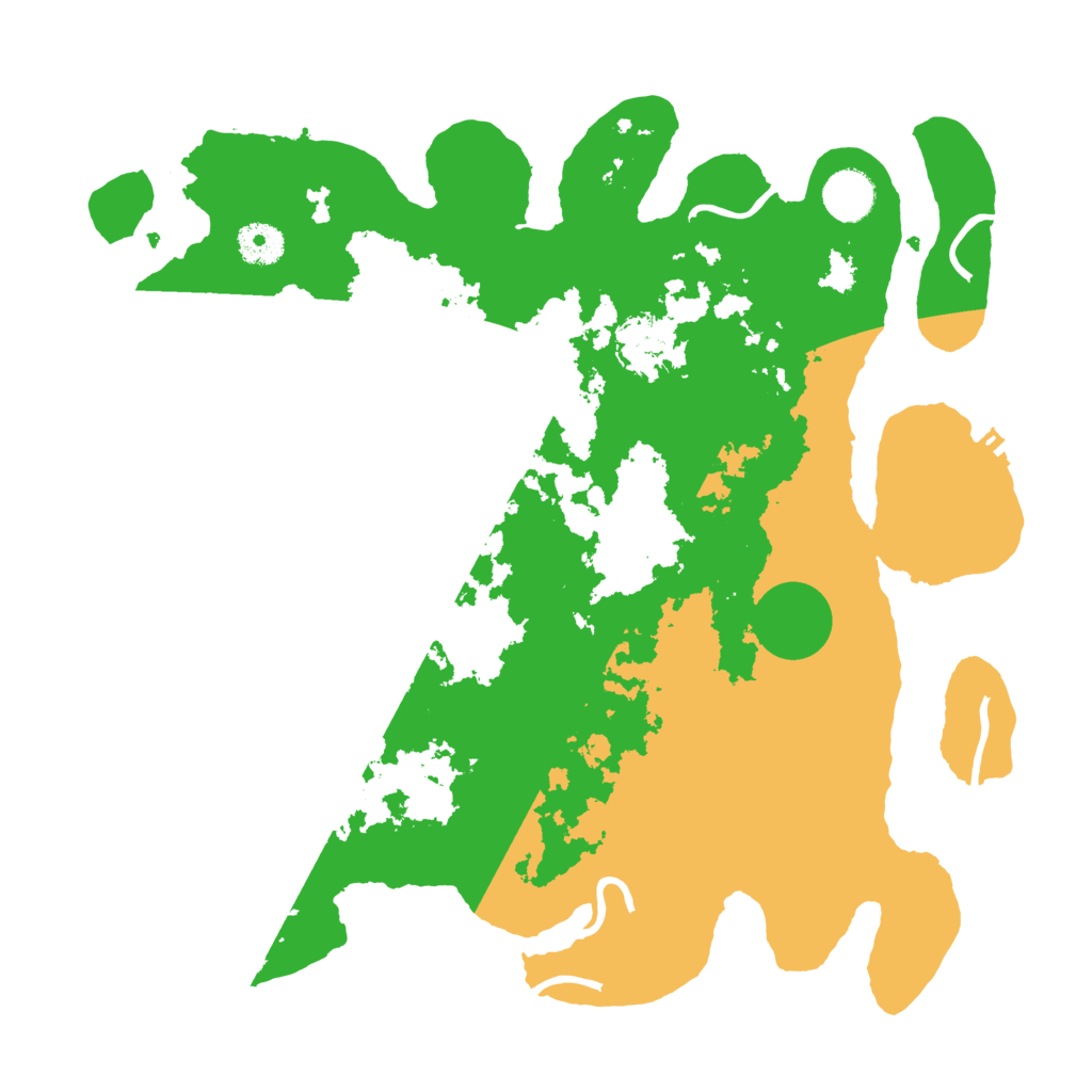 Biome Rust Map: Procedural Map, Size: 3700, Seed: 18110429