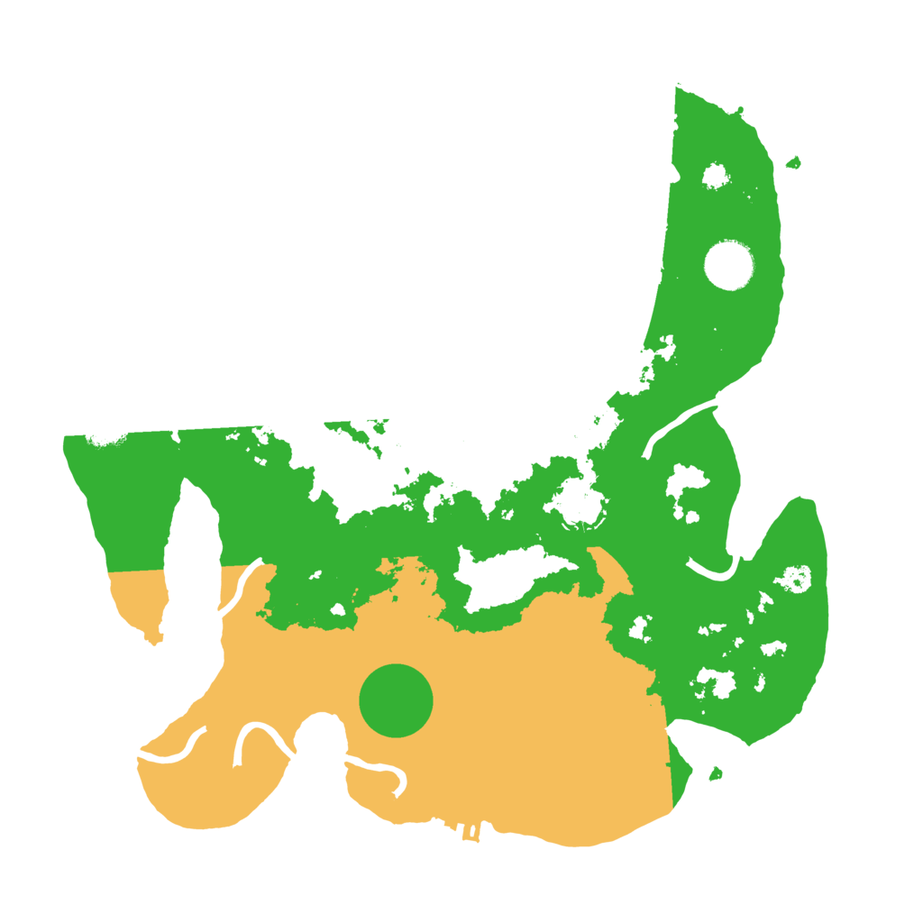 Biome Rust Map: Procedural Map, Size: 3300, Seed: 717506874