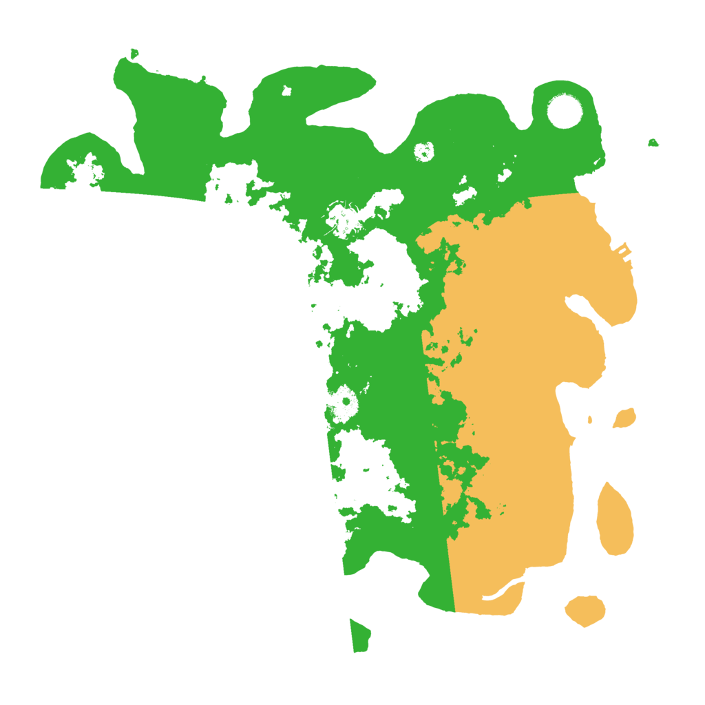 Biome Rust Map: Procedural Map, Size: 3600, Seed: 42915273