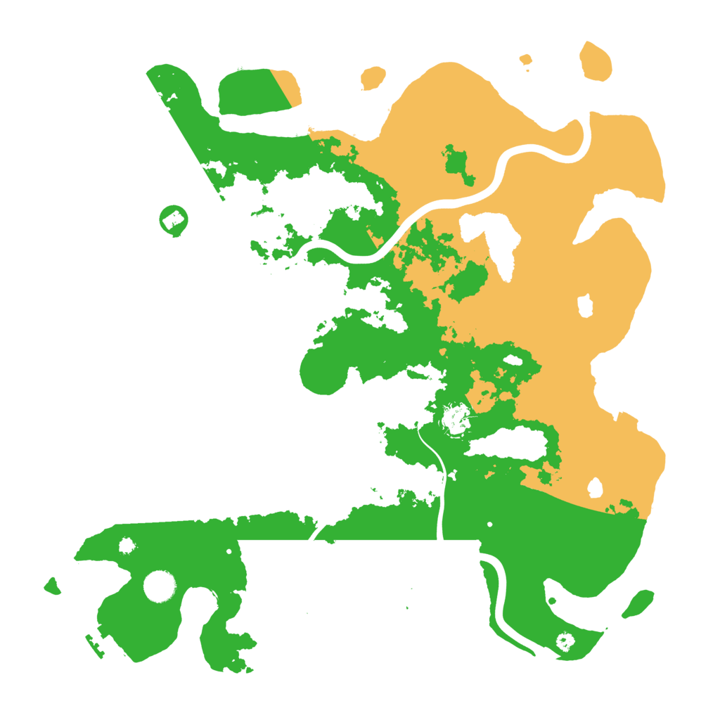 Biome Rust Map: Procedural Map, Size: 4000, Seed: 1164631354