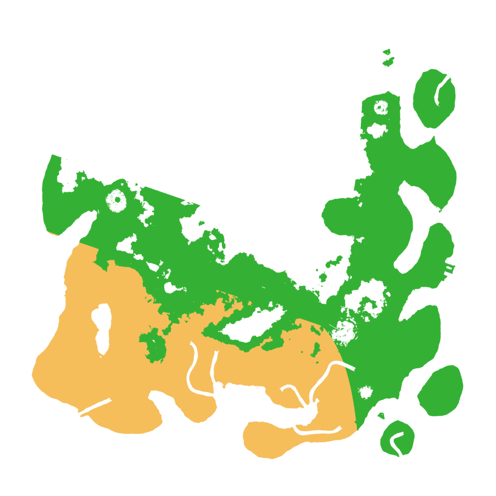 Biome Rust Map: Procedural Map, Size: 3550, Seed: 92943916