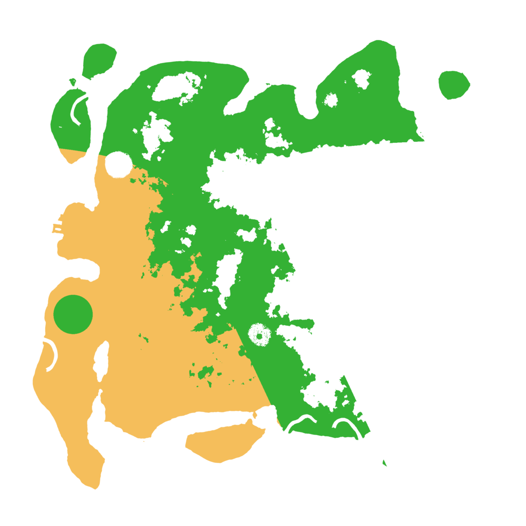 Biome Rust Map: Procedural Map, Size: 3550, Seed: 33475811