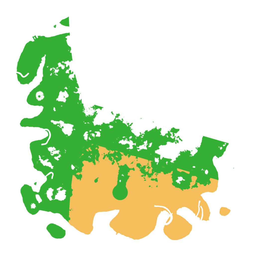 Biome Rust Map: Procedural Map, Size: 4400, Seed: 70025724