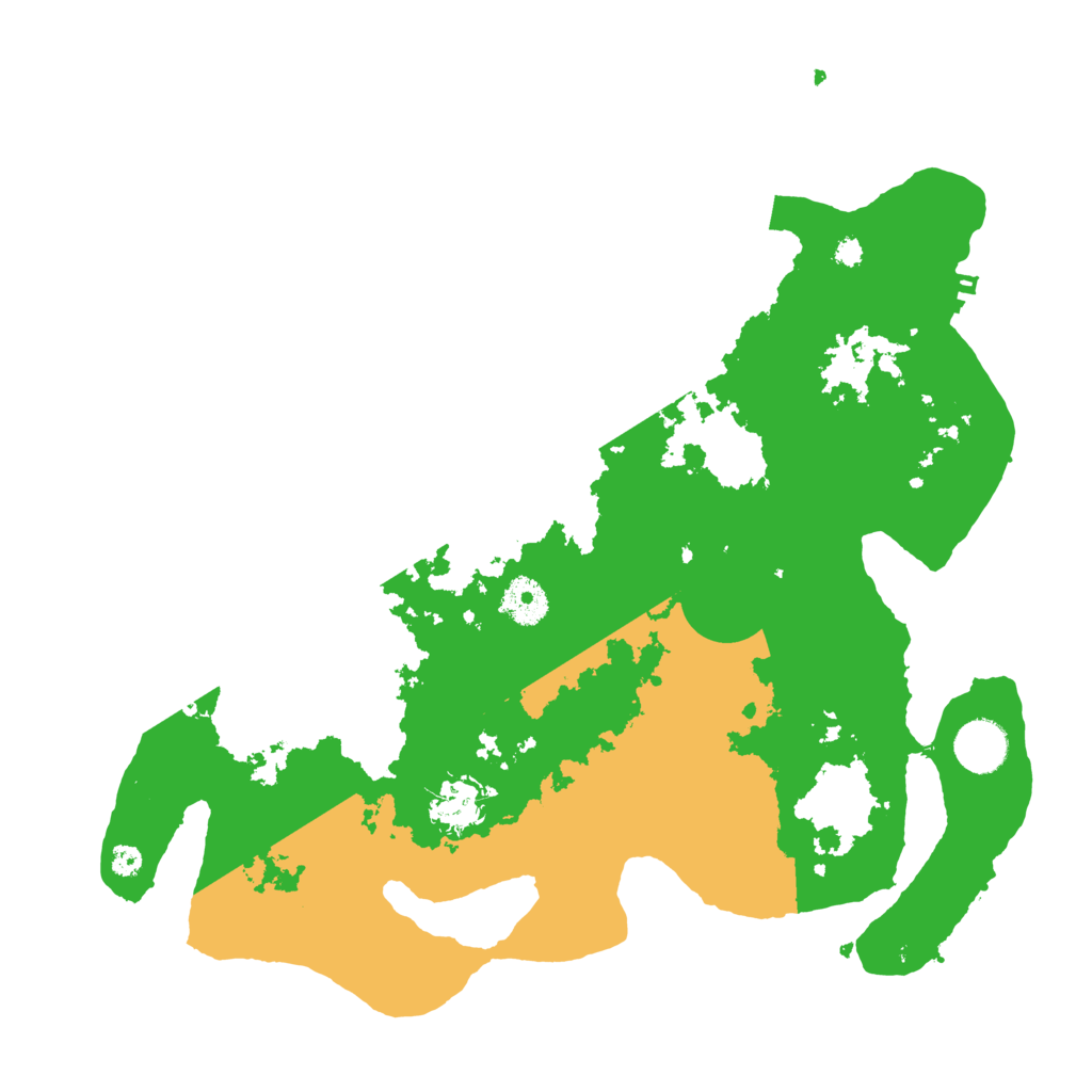 Biome Rust Map: Procedural Map, Size: 3600, Seed: 83721398