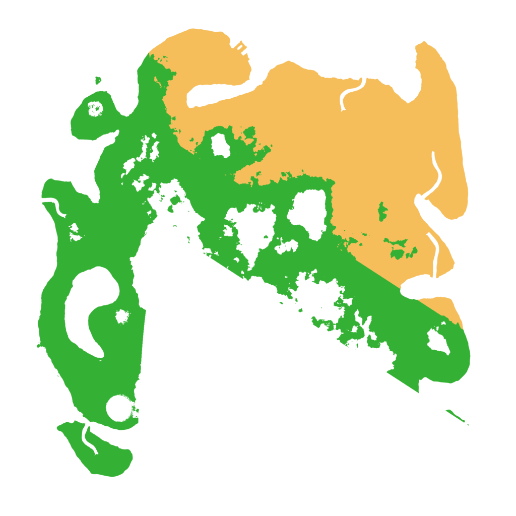 Biome Rust Map: Procedural Map, Size: 3450, Seed: 4525116