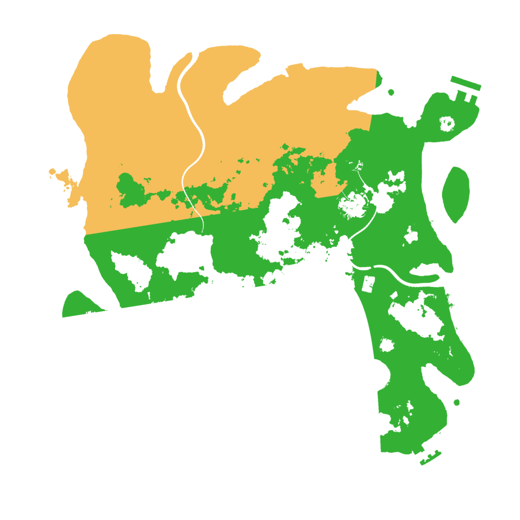 Biome Rust Map: Procedural Map, Size: 3400, Seed: 28090351