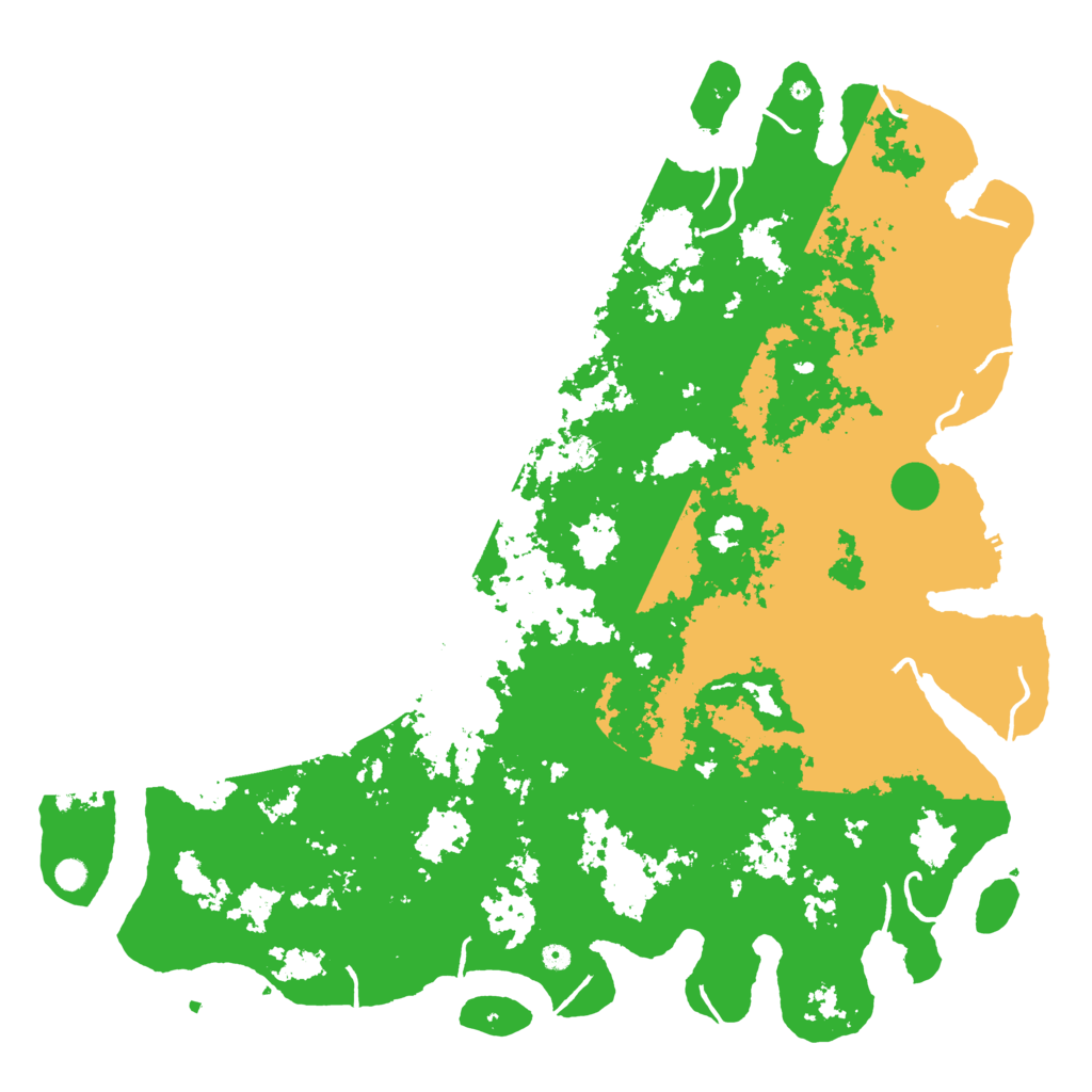 Biome Rust Map: Procedural Map, Size: 6000, Seed: 83245673