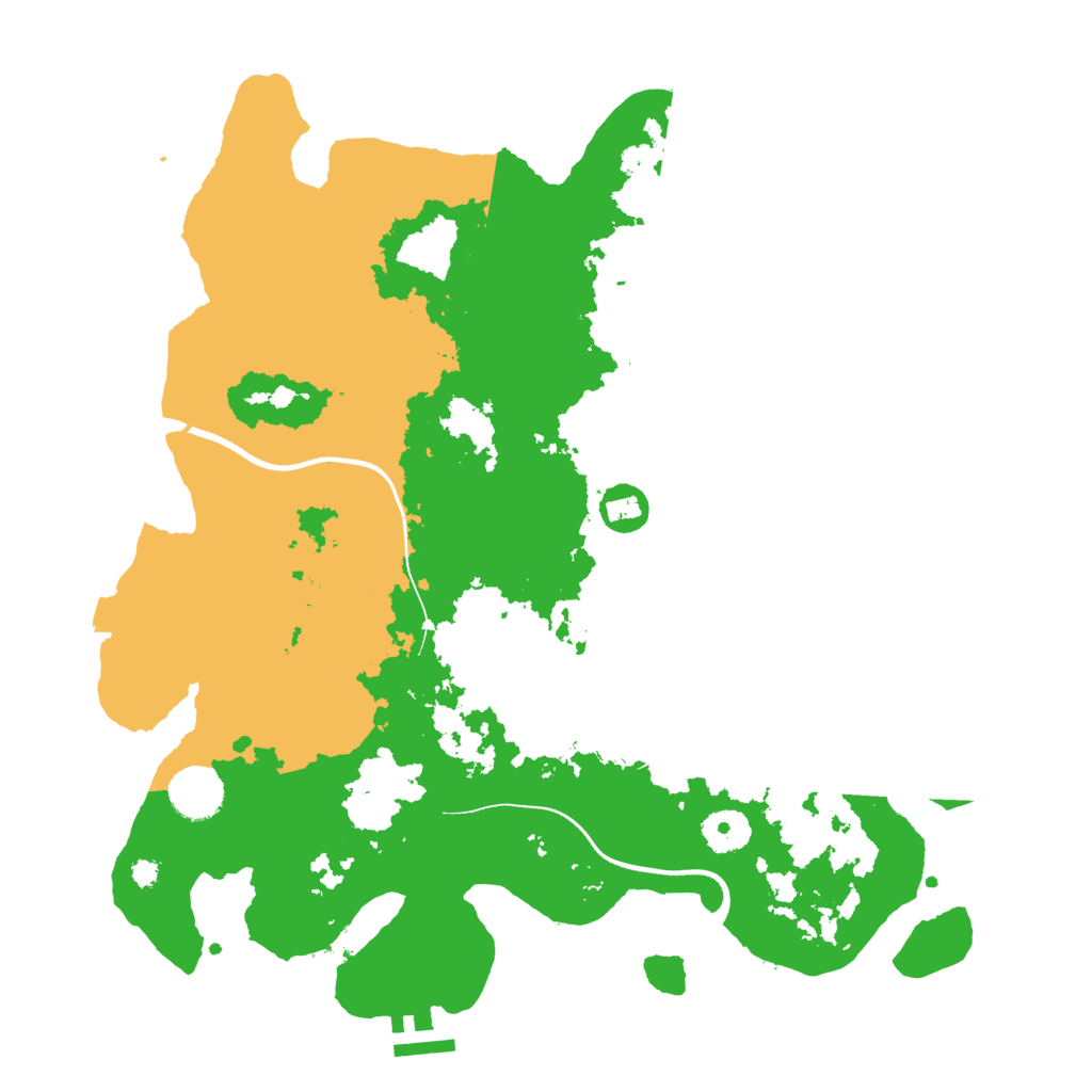 Biome Rust Map: Procedural Map, Size: 3600, Seed: 2059432989