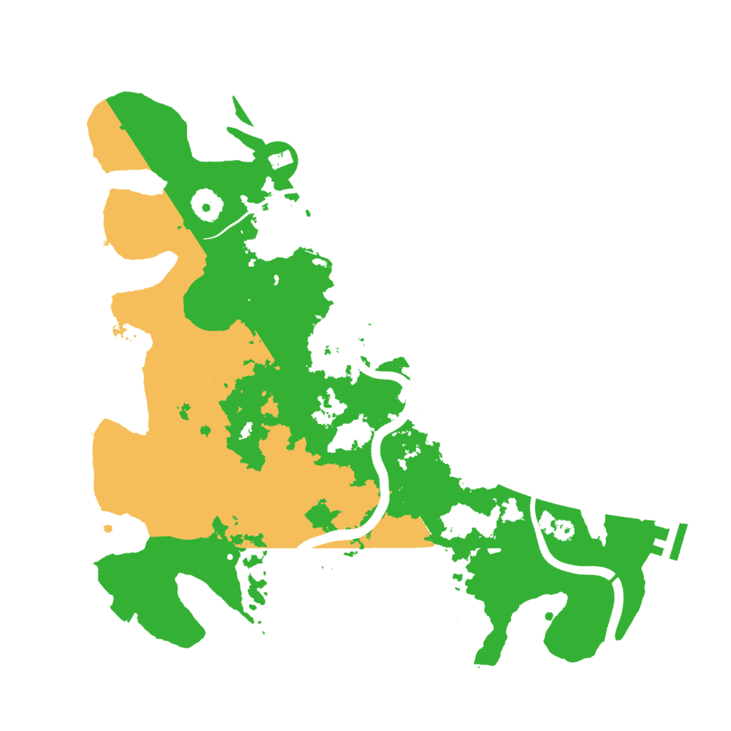 Biome Rust Map: Procedural Map, Size: 3500, Seed: 1169886394
