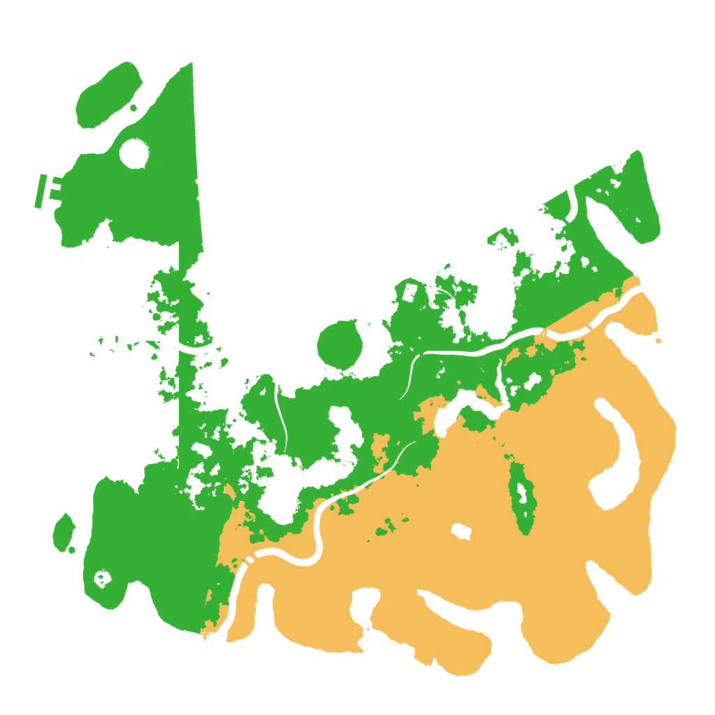 Biome Rust Map: Procedural Map, Size: 4250, Seed: 1180