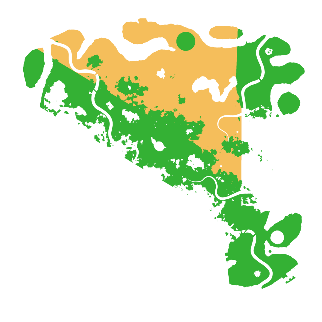 Biome Rust Map: Procedural Map, Size: 4500, Seed: 1293932757