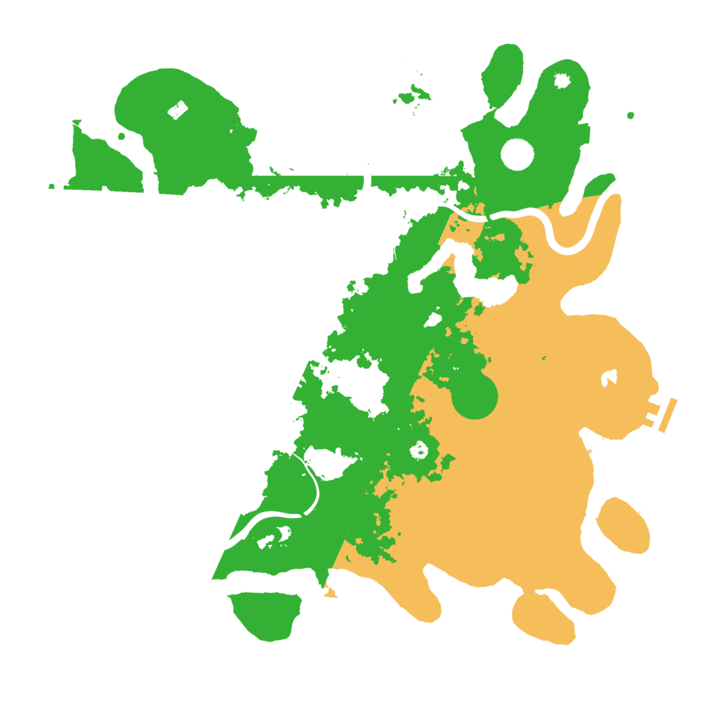 Biome Rust Map: Procedural Map, Size: 4000, Seed: 13745030