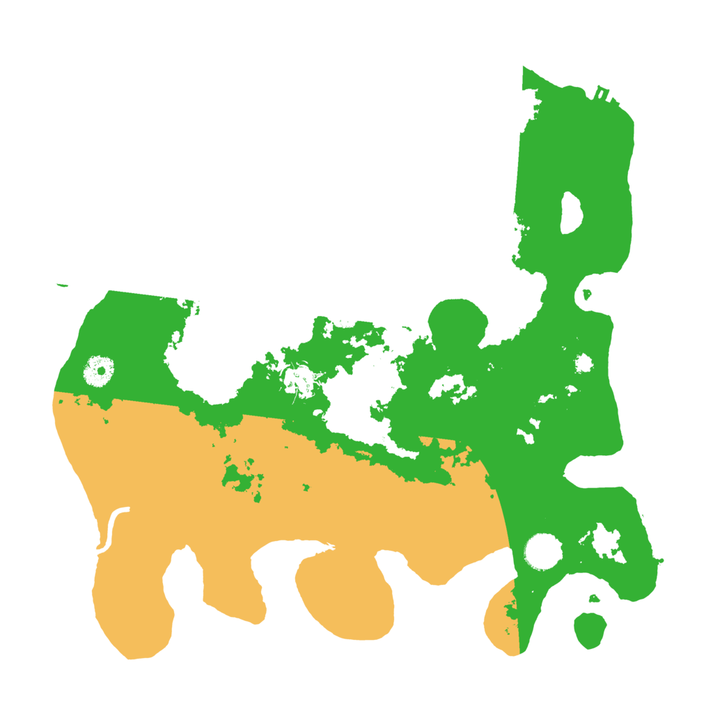 Biome Rust Map: Procedural Map, Size: 3500, Seed: 48657983