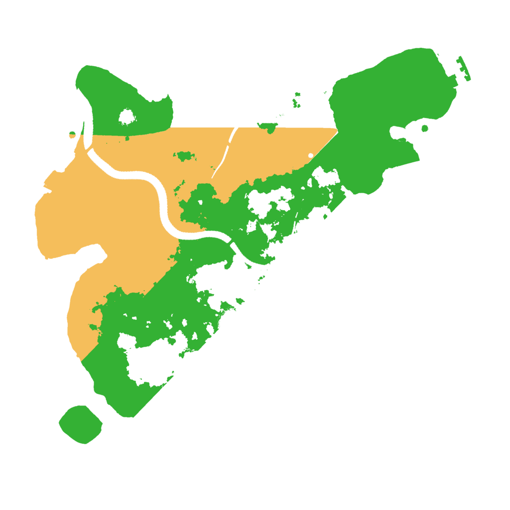 Biome Rust Map: Procedural Map, Size: 3000, Seed: 1627818780