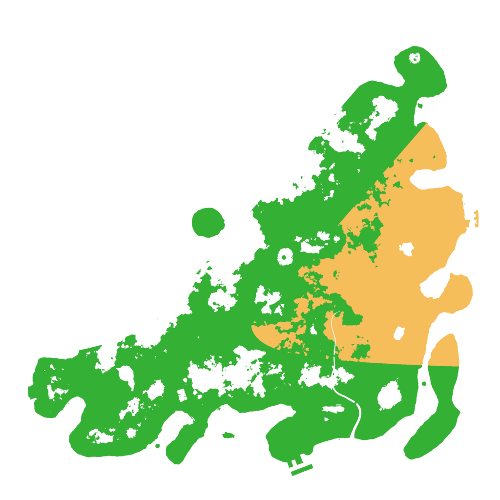 Biome Rust Map: Procedural Map, Size: 4500, Seed: 31555302