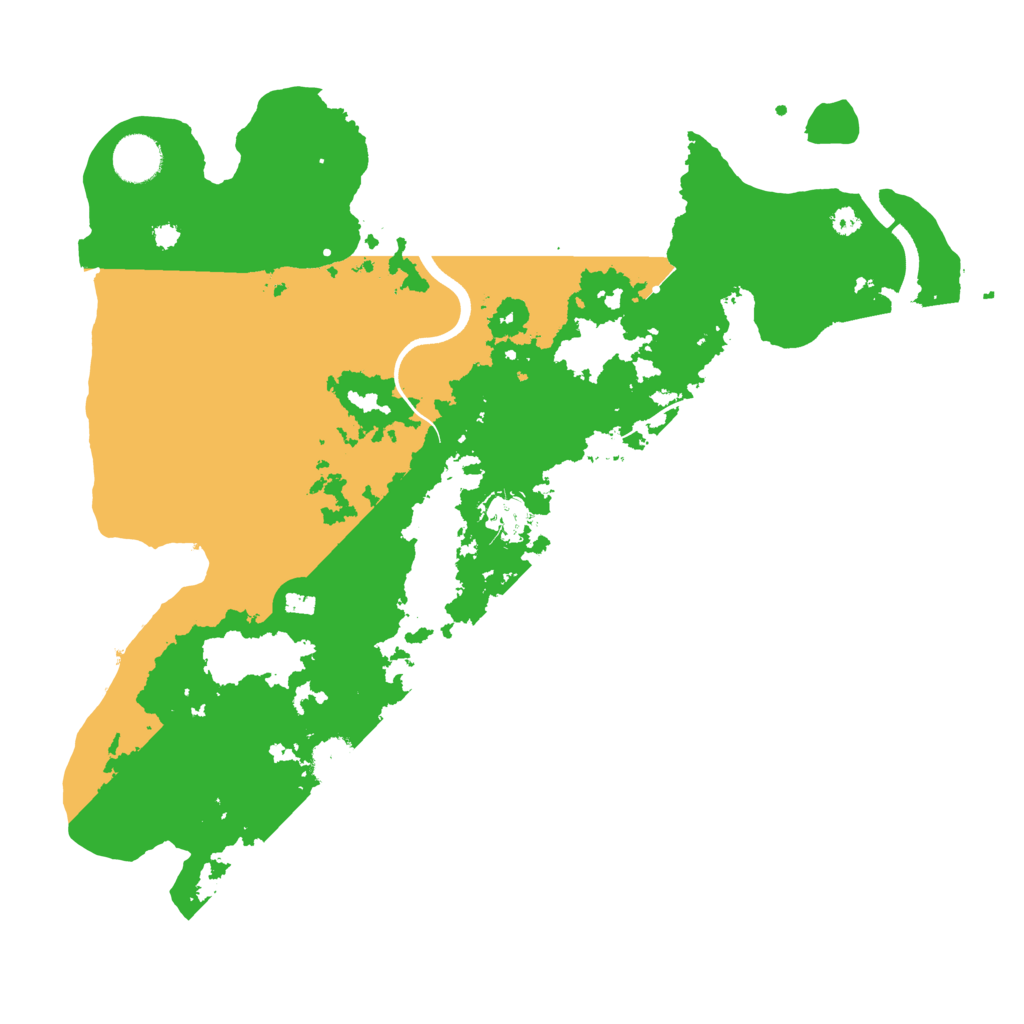 Biome Rust Map: Procedural Map, Size: 3700, Seed: 1699624690