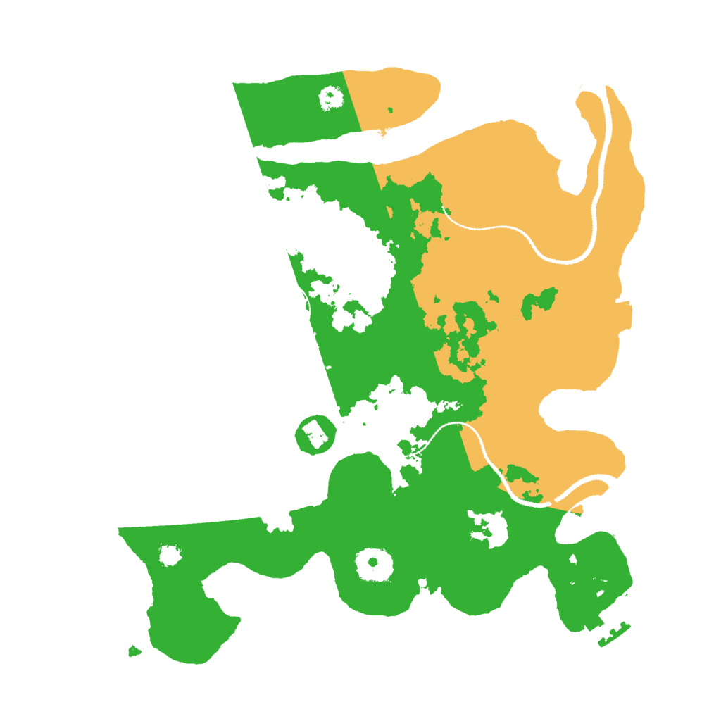 Biome Rust Map: Procedural Map, Size: 3000, Seed: 634577