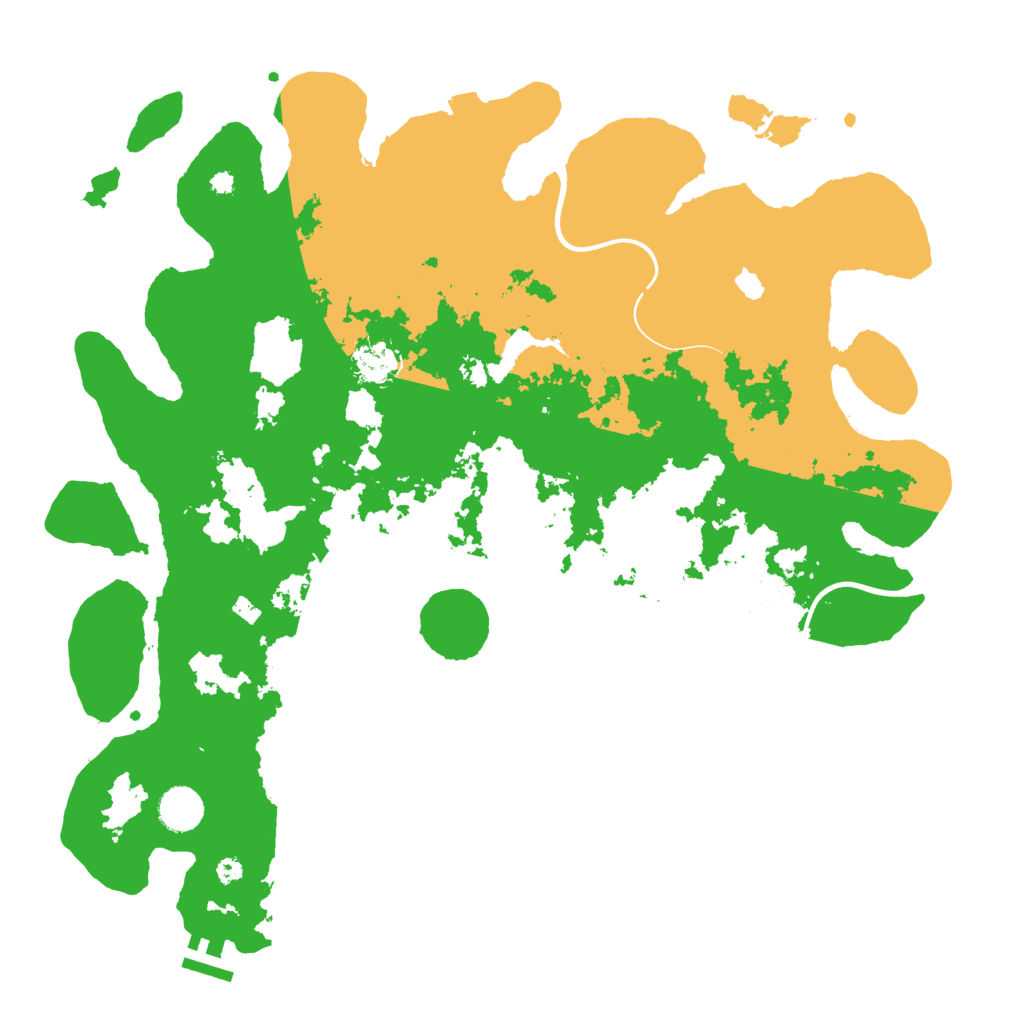 Biome Rust Map: Procedural Map, Size: 4000, Seed: 2136