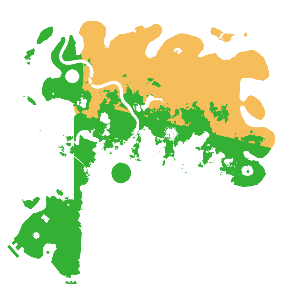 Biome Rust Map: Procedural Map, Size: 4000, Seed: 2136