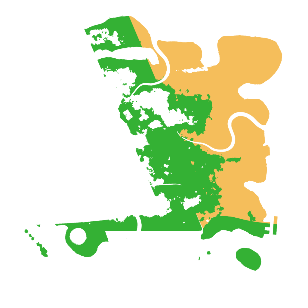 Biome Rust Map: Procedural Map, Size: 3400, Seed: 80130563