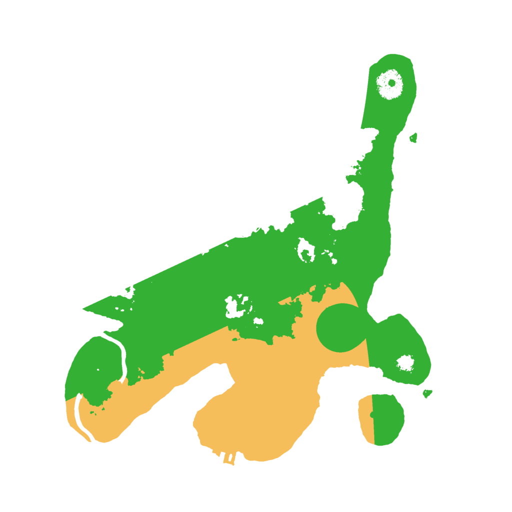 Biome Rust Map: Procedural Map, Size: 2800, Seed: 1225226